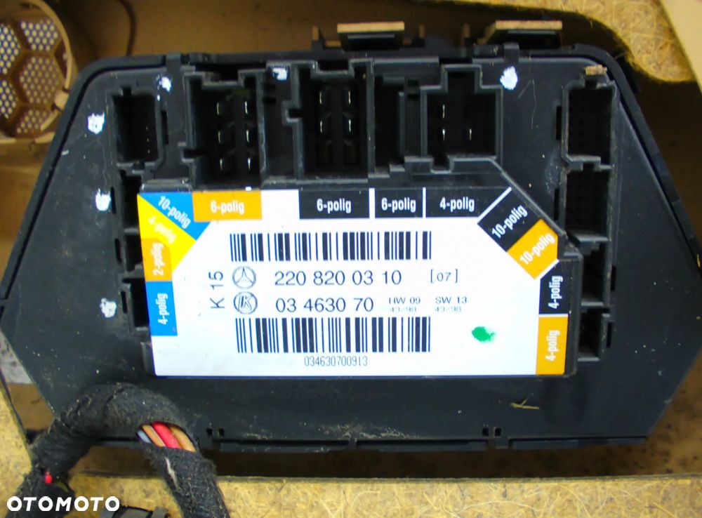 Mercedes S Klasa W220 Boczek drzwi lewy tył - 6