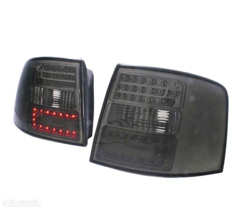 FAROLINS TRASEIROS LED AUDI A6 4B AVANT 97-04 ESCURECIDOS - 1