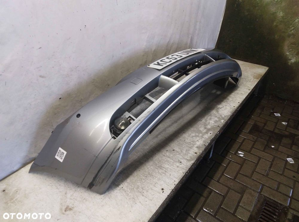 ^ ZDERZAK PRZÓD PRZEDNI BMW E60 E61 SERIA 5 SILBERGRAU SZARY GRAFITOWY SPRYSKIWACZE LAMP XENON PDC CZUJNIKI HALOGENY - 4