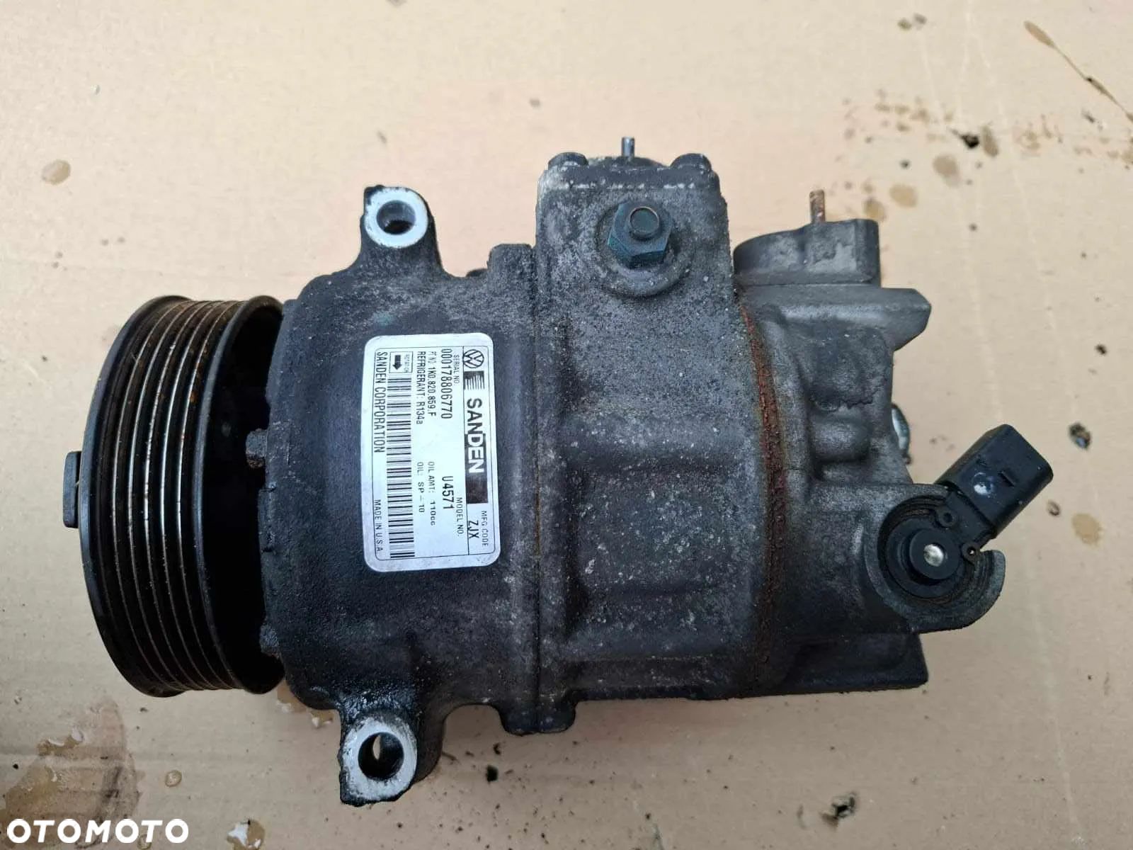 SPRĘŻARKA KLIMATYZACJI KOMPRESOR VW AUDI SEAT SKODA 1,9 2,0 TDI 1K0820859F - 1