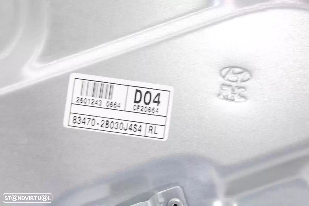 ELEVADOR DE VIDRO TRASEIRO ESQUERDO HYUNDAI SANTA FÉ II 2007 -0909CM400909 - 4