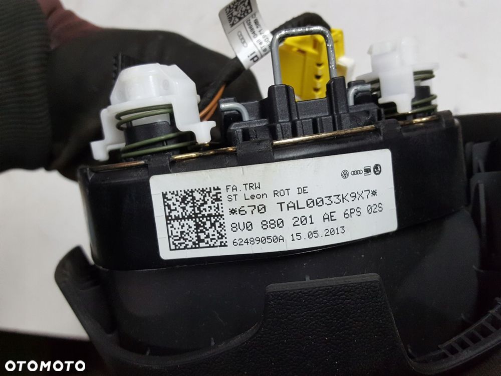 AUDI A3 8V 13r- PODUSZKA AIRBAG KIEROWCY 8V0880201AE - 6