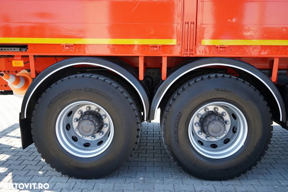 Renault C 430 / 6x4 / LIVRARE 6.7 M + CUPTOR HIAB 166 ES-4 / EXTENSIE 12.5 M / RADIOCOMANDĂ / FURCĂ / ROTATOARE - 26