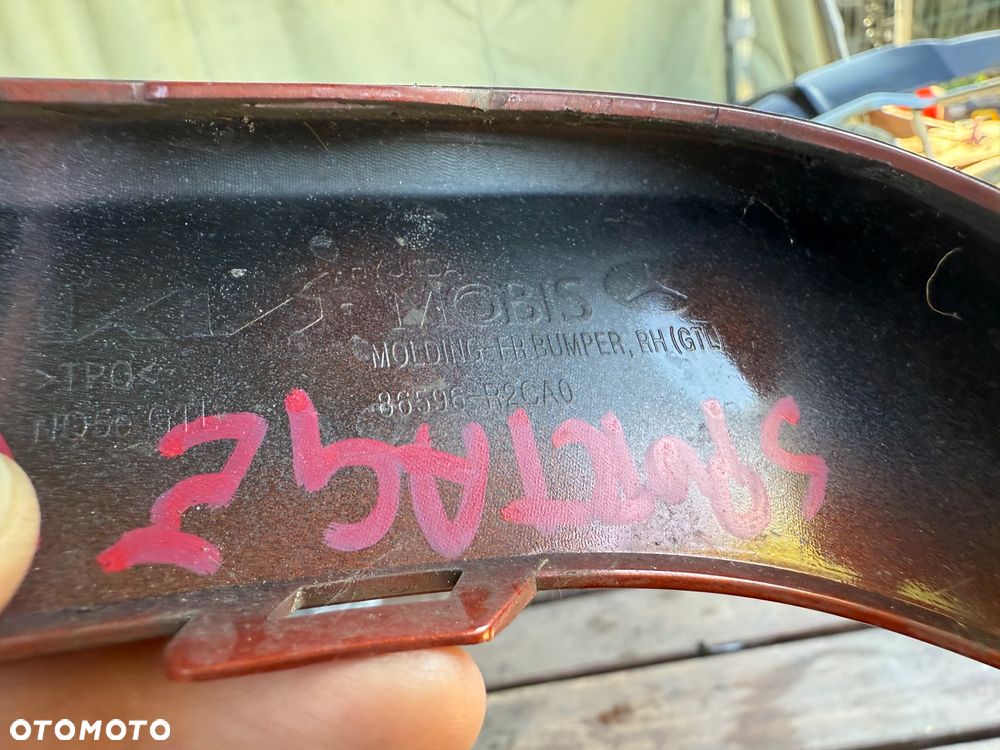 Listwa zderzaka prawa przód Kia sportage V - 7