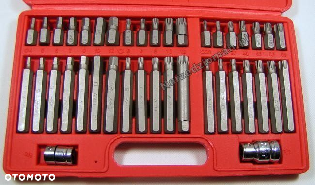 ZESTAW KLUCZY NASADOWYCH 134el 94 40 TORX KLUCZE - 8