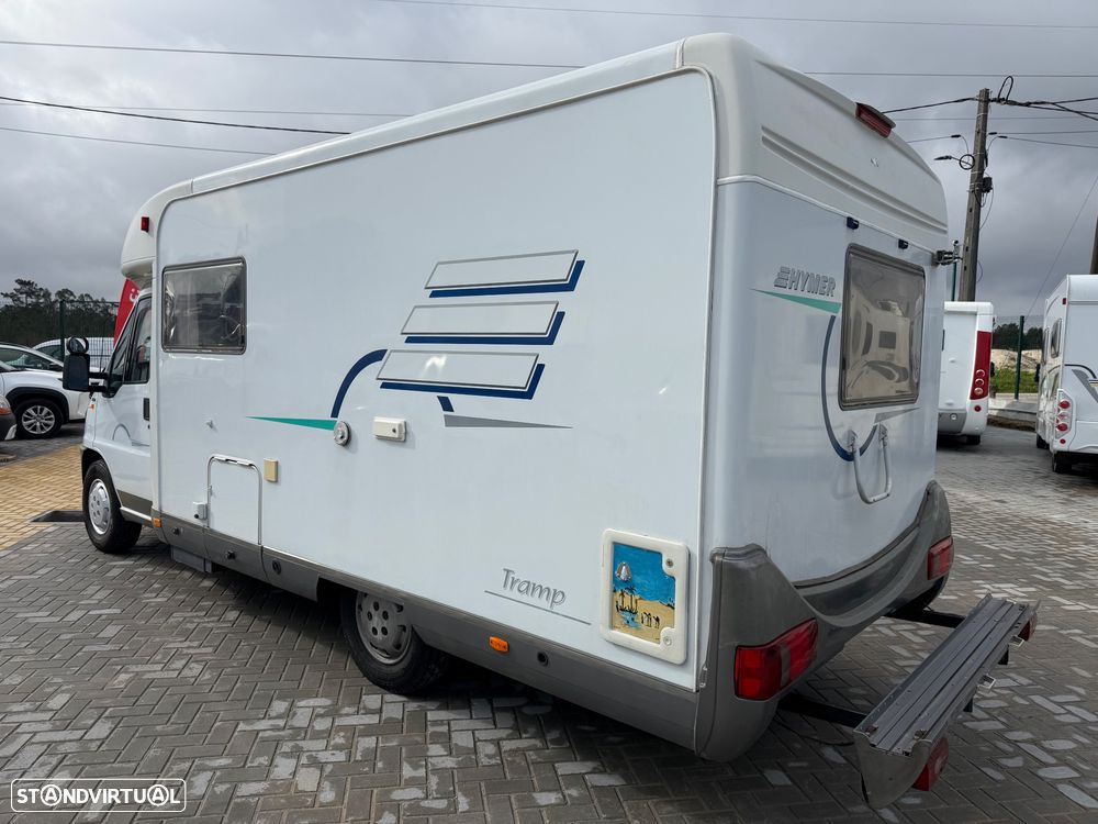 Hymer Tramp-Classic 2x ar condicionado suporte para motos - 3