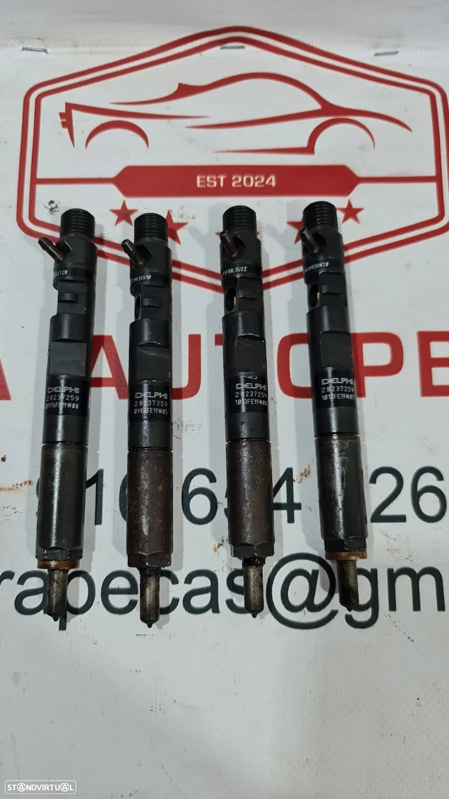 Conjunto de Injetores Renault Clio 3 III 1.5 DCI Ref H82008279652837259 Delphi Original - 2