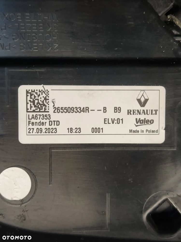 RENAULT SCENIC V E-TECH LAMPA LAMPY PRAWY LEWY TYŁ TYLNE NOWE ORYGINAŁ - 19