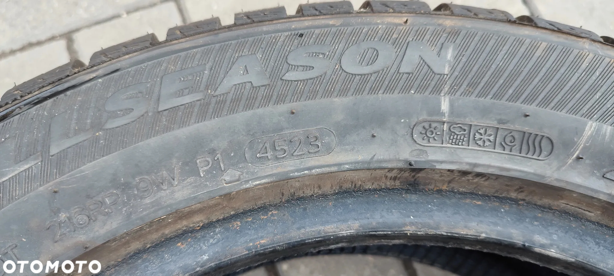 OPONY WIELOSEZOWE 205/55R16 PLATIN ALLSEASON (4523) 8mm WIELOSEZONOWE 4 SZTUKI KOMPLET - 7