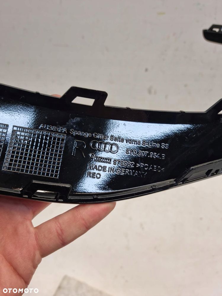 audi a3 8y lift s-line listwa dokładka zderzaka przód przednia prawa - 3
