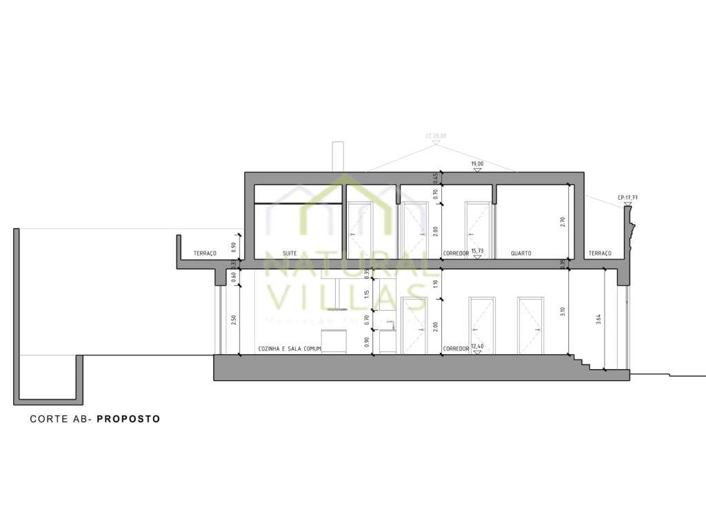 Casa Tradicional com Projeto para Moradia T4 com Piscina em Faro - Grande imagem: 5/8