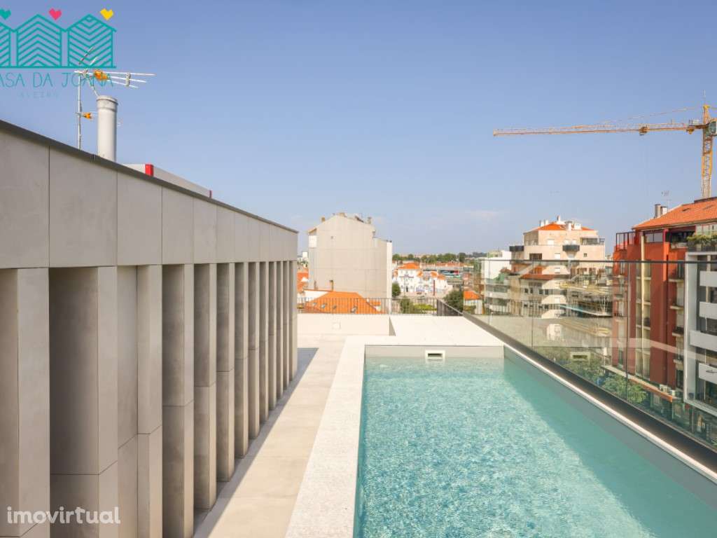 Penthouse com Terraços e Piscina no centro da Cidade de Aveiro - Grande imagem: 2/54