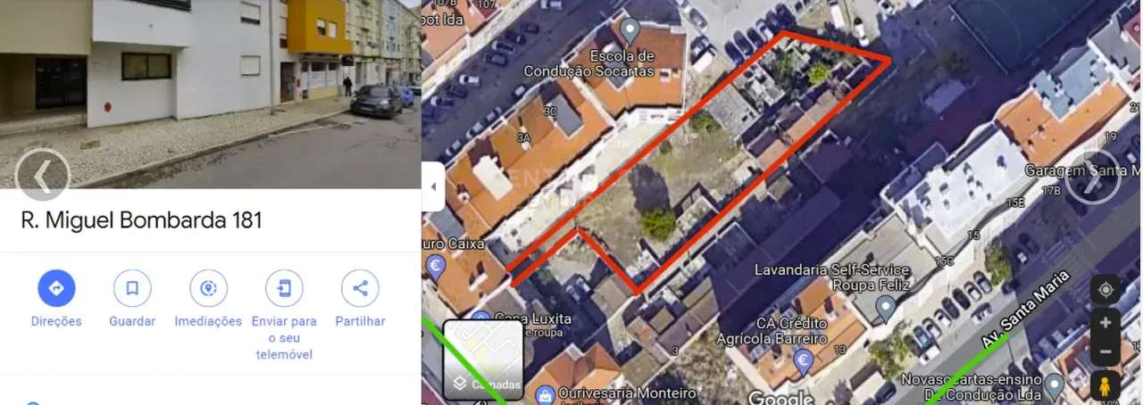 Terreno p/construção de edifícios de 6 pisos, Centro Barreiro, 5 min b - Grande imagem: 2/20