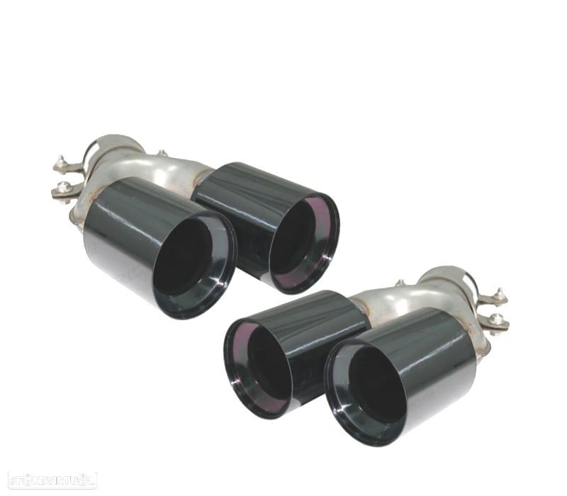 PONTEIRAS DE ESCAPE BMW G30 G31 17-19 LOOK M5 PRETAS - 2