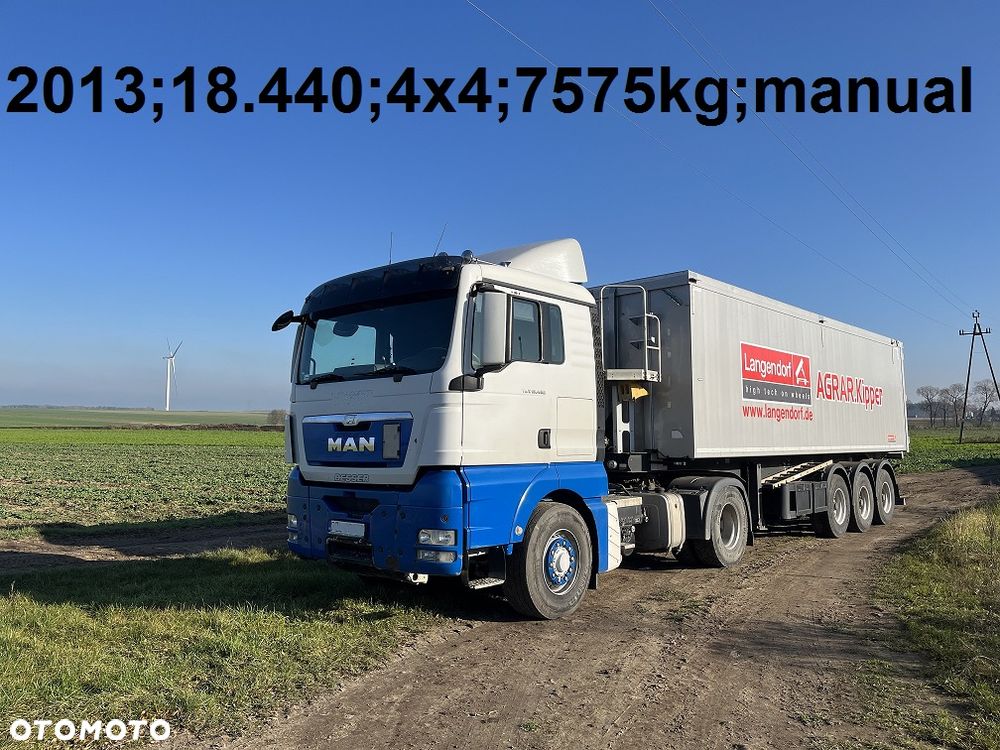 MAN TGS 18.440 HYDRODRIVE 4x4 E5 LEKKI 7650kg tgx 4x4H had - 4