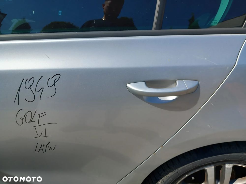 VW GOLF VI DRZWI PRAWE TYLNE PRAWY TYŁ HB KOLOR: LA7W - 3