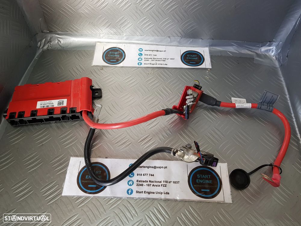Cabo da bateria Bmw positivo e negativo Serie 3 F30 F31 Serie 1 F20 F21 Serie 4 F33 F36 F34 F32 118d 120d 420d 425d 318d 320d 325d - 1