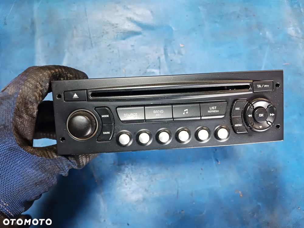 Radio CD Citroen C2 C3 C4 C5 Berlingo Peugeot ORYGINAŁ Fabryczne - 4