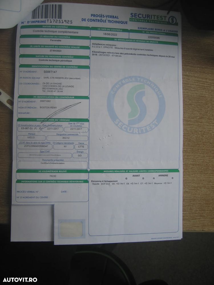 Iveco DAILY 35 C 13, 3 LOC. BASCULABIL, AC . EURO  VI . - 27