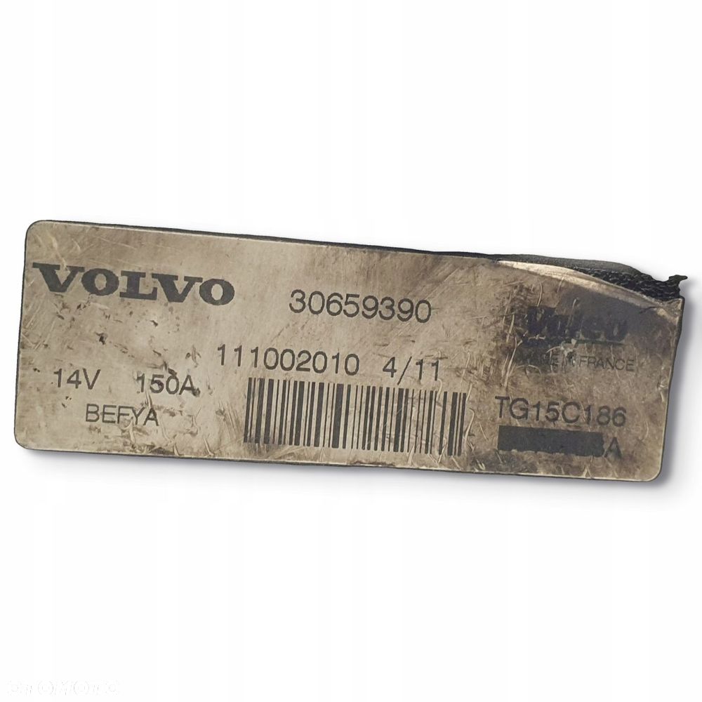 ALTERNATOR Volvo V40 II 1.6 D2 30659390 TG15C186 150A - 2
