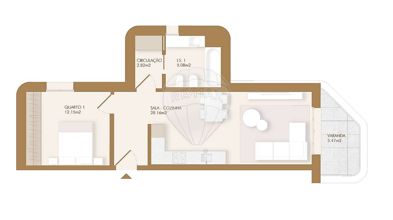 Apartamento T1 para arrendamento - Grande imagem: 5/37