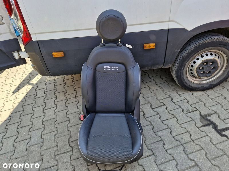 FIAT 500X FOTEL KIEROWCY LEWY PRZÓD PRZEDNI PÓŁSKÓRA UK - 1