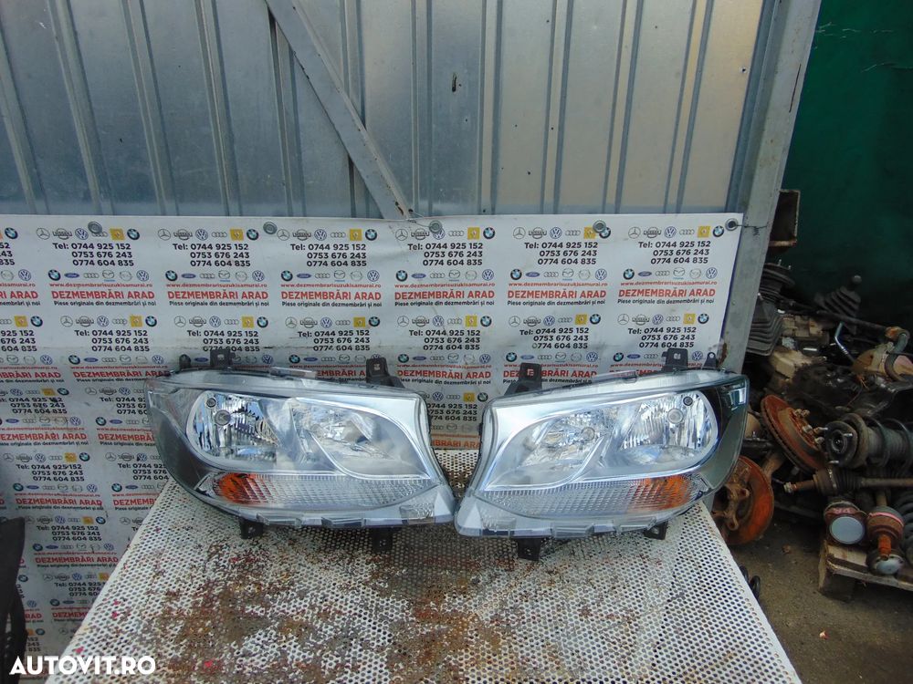 Far Mercedes Sprinter W907 faruri stanga dreapta impecabile volan stanga - 1