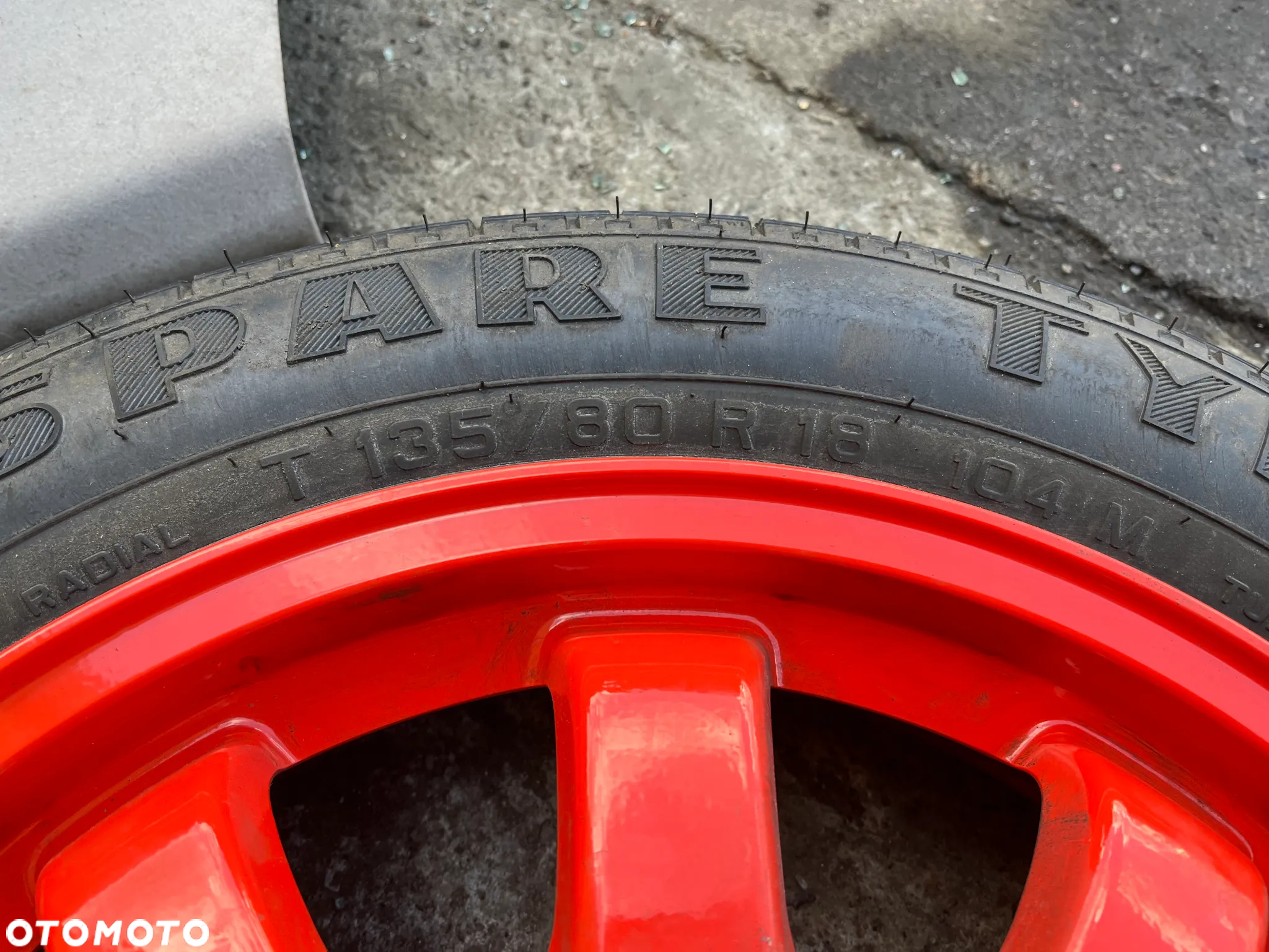 Koło dojazdowe 2R83-1007 OPONA PIRELLI 135/80 R18 JAGUAR XF X250 - 3