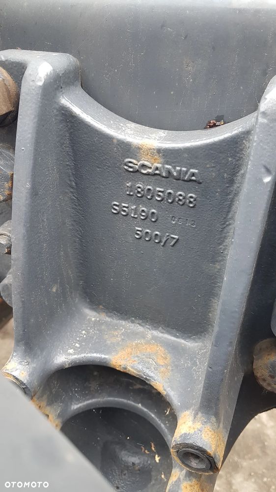 OS PODNOSZONA SKRETNA SCANIA 6X2 RESORY ELEMENTY ZAWIESZENIA - 4