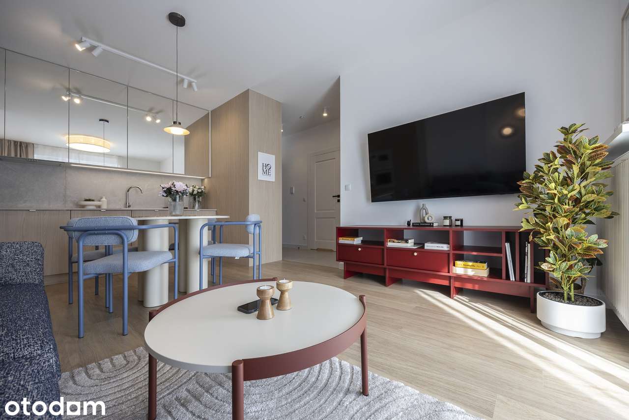 NOWE 2 pokoje 38 m² | FLOW Hasa 10A | balkon | pierwszy najem