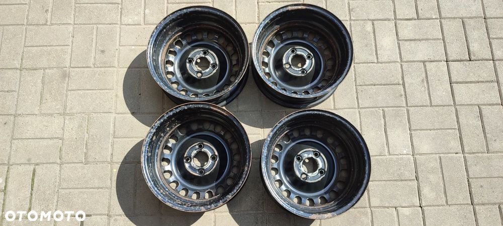 FELGI STALOWE 4x100 5.5Jx14 CALI OPEL CORSA ASTRA ET39 KOMPLET 4 SZTUKI - 9