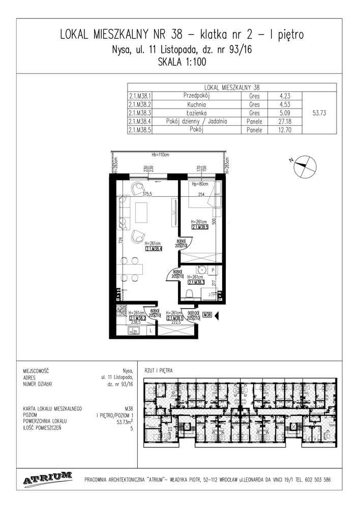Przy Hali - 53,73 m2 - Pełny obrazek: 4/7