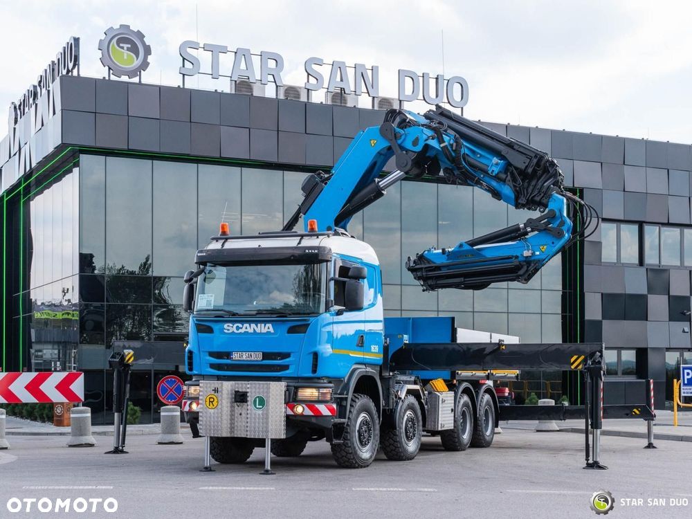 Scania G440 8x8 PALFINGER PK 100002 HDS Żuraw Fly Jib Wciągarka - 9