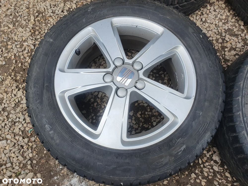 FELGI ALUMINIOWE SEAT IBIZA 5X100   X15 ET 43 X 6 J  6L0601025R   OPONY 195/60 R15   6.4 MM - 2