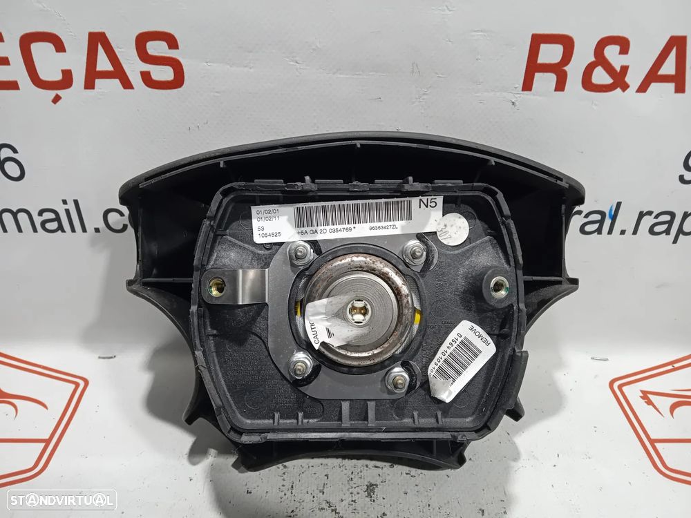 Airbag do Volante Peugeot 306 Facelift 96363427ZL Original - 4