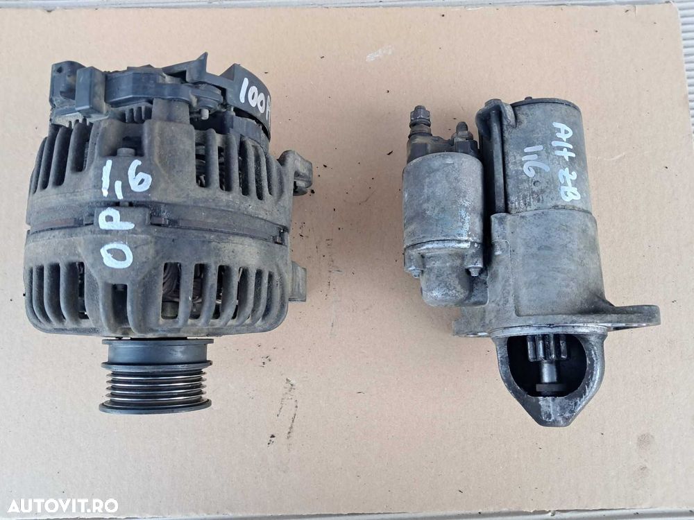 Opel Astra H Zafira B, alternator compresor electromotor, motor 1,6 - 4