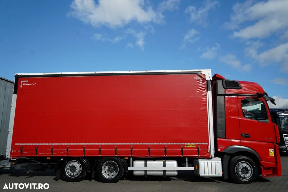 Mercedes-Benz ACTROS 2545 / TANDEM COMBINAT 120 M3 / TRANSIT / 6x2 / PUNTE RIDICATĂ / BIG SPACE / WIELTON / 2021 - 13