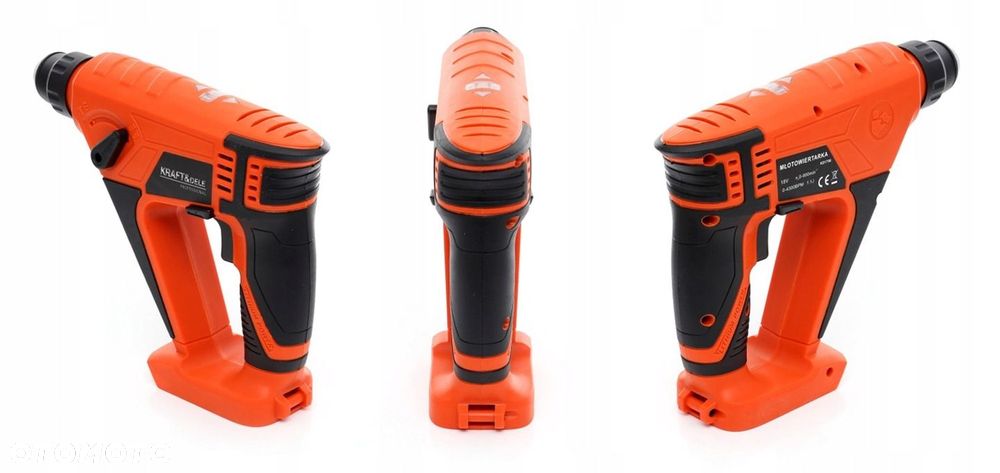 Młot udarowy SDS Plus akumulatorowe KraftDele 6 J 18 W 18 V KD1756 - 7