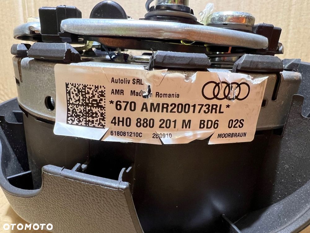 audi a8 d4 poduszka powietrzna kierowcy airbag moorbraun 4h0880201m - 13