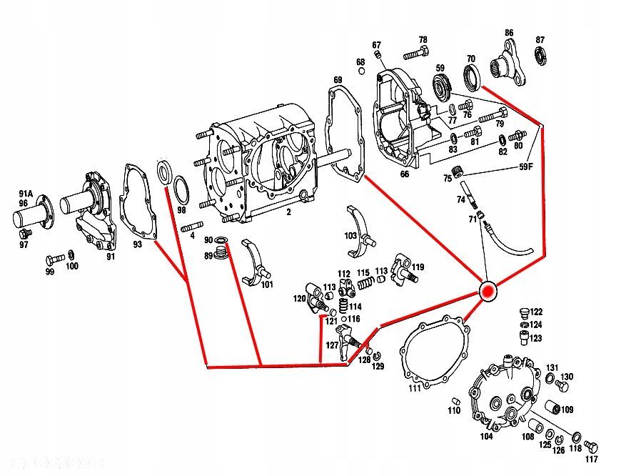 USZCZELKA MERCEDES W111 W108 W110 W123 W115 - 1