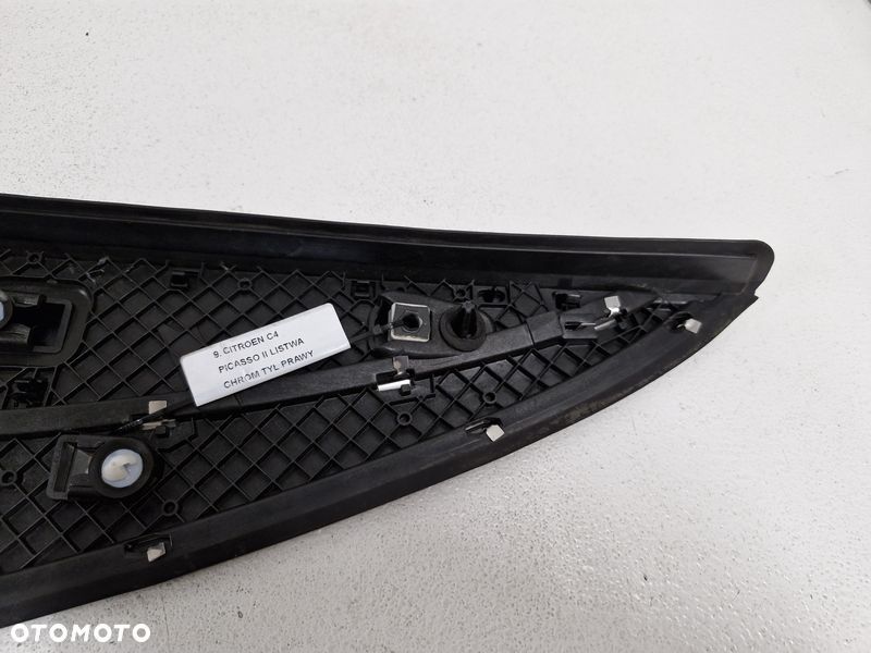 CITROEN C4 PIASSO 2 II LISTWA BŁOTNIKA PRAWY TYŁ PRAWA TYLNA CHROM - 8