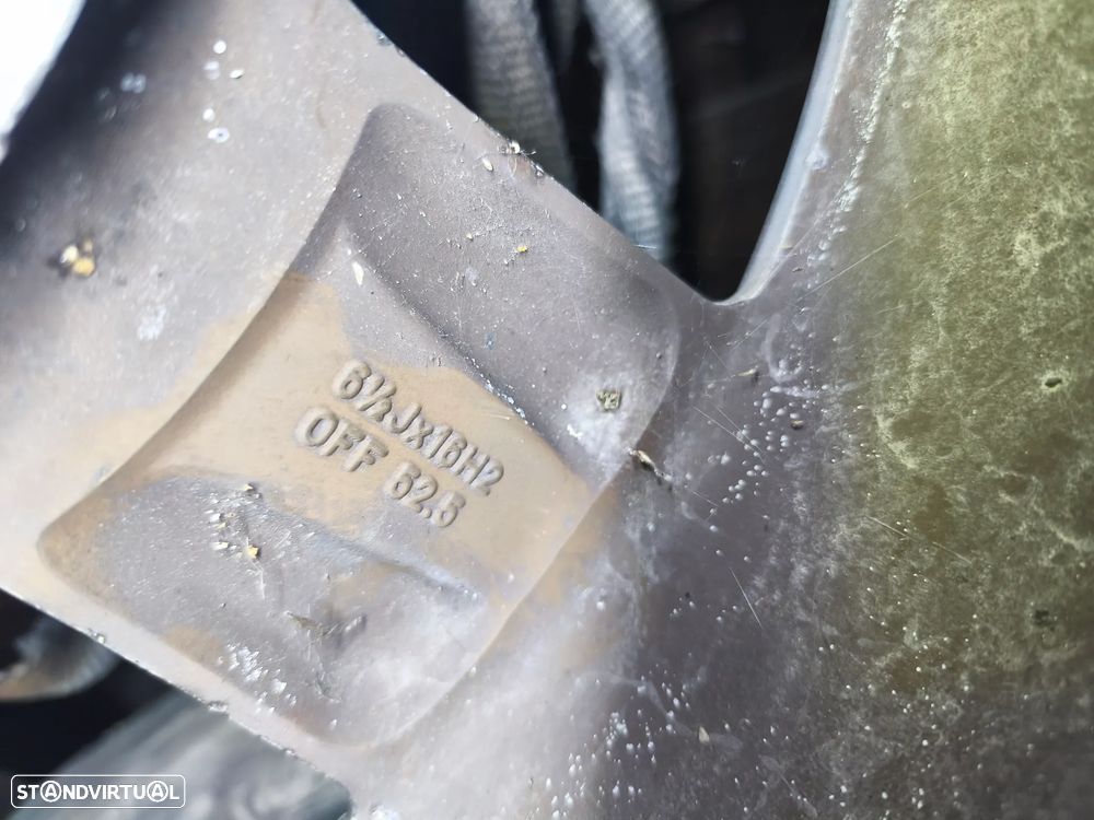 JOGO DE JANTES FORD FOCUS II 6.5JX16 COM PNEUS 205/55R16 4M51-EB - 6