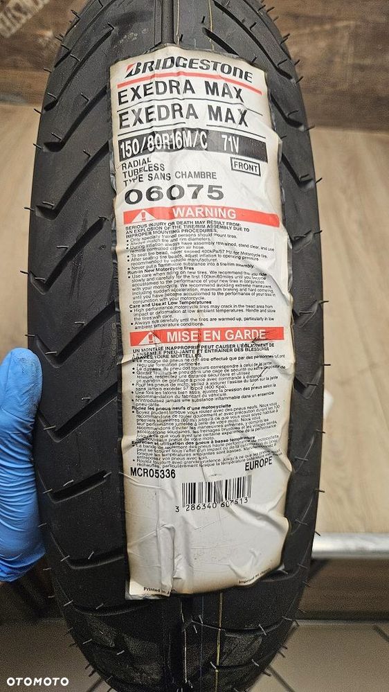 Opona motocyklowa przód Bridgestone Exedra Max 150/80R16M/C 71V - 6
