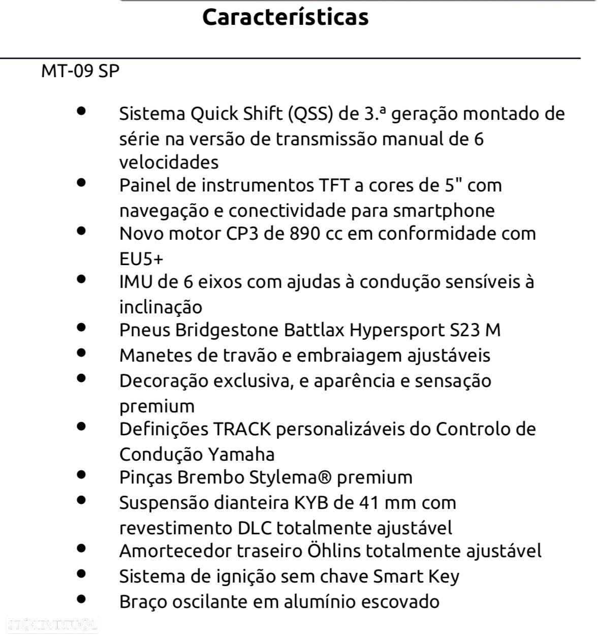 Yamaha MT-09 MT-09 SP - 12