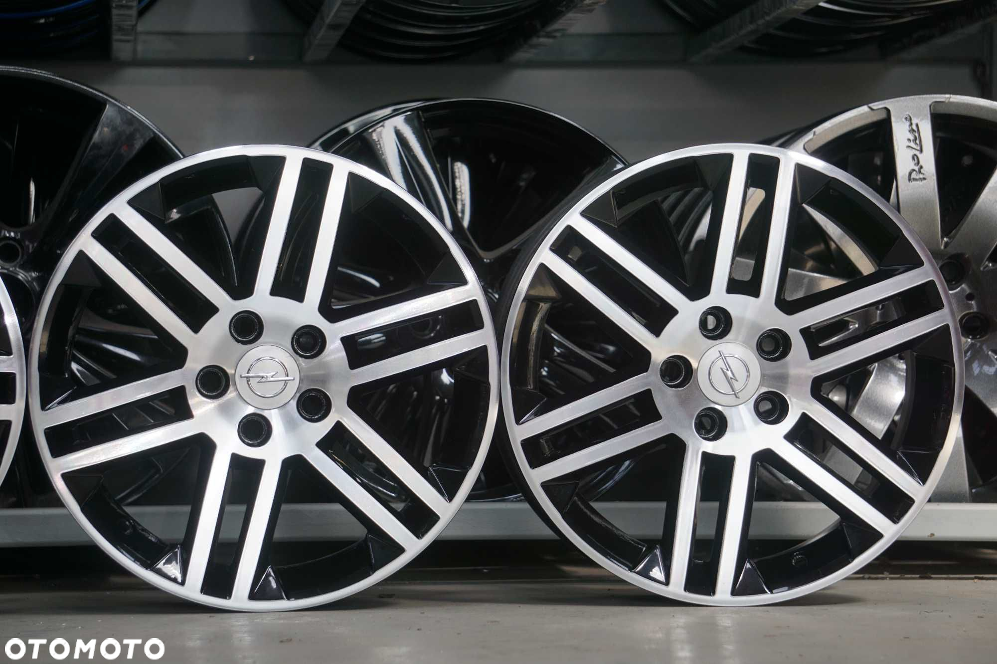 Alufelgi GM oryginal 5x110 7Jx17 et41 cb65,1mm czarny polysk i cnc - 8