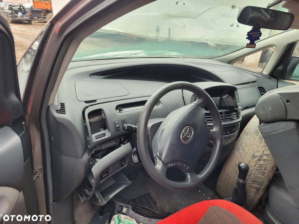 TOYOTA PREVIA fotel fotele kanapa deska kokpit podsufitka boczek boczki klamka podłokietnik licznik prędkościomierz - 2