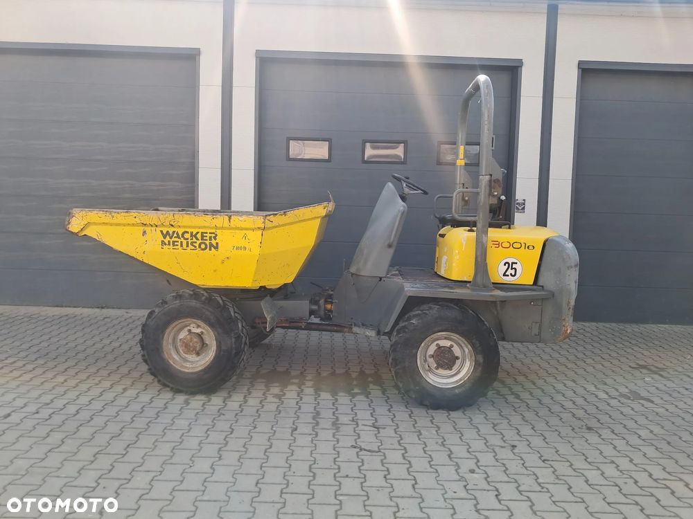 Wacker Neuson 3001s Hydrostat / Automat wozidło budowlane obrotowe 3t tony obrót+kiper światła kierunkowskazy 4x4 silnik Yanmar 33 KM 2015r Terex Ta3sh Thwaites 3 Mecalac Jcb 3T-1 3T-2 Ausa D301AHG D350 AHG 4001s DW30 DW60 6 ładne opony sprawne - 1