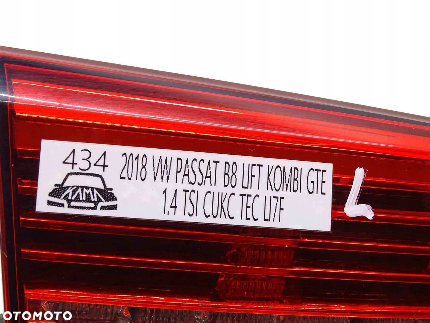LAMPA LED LEWY TYŁ LEWA TYLNA VW PASSAT B8 3G KOMBI 3G9945307E - 5