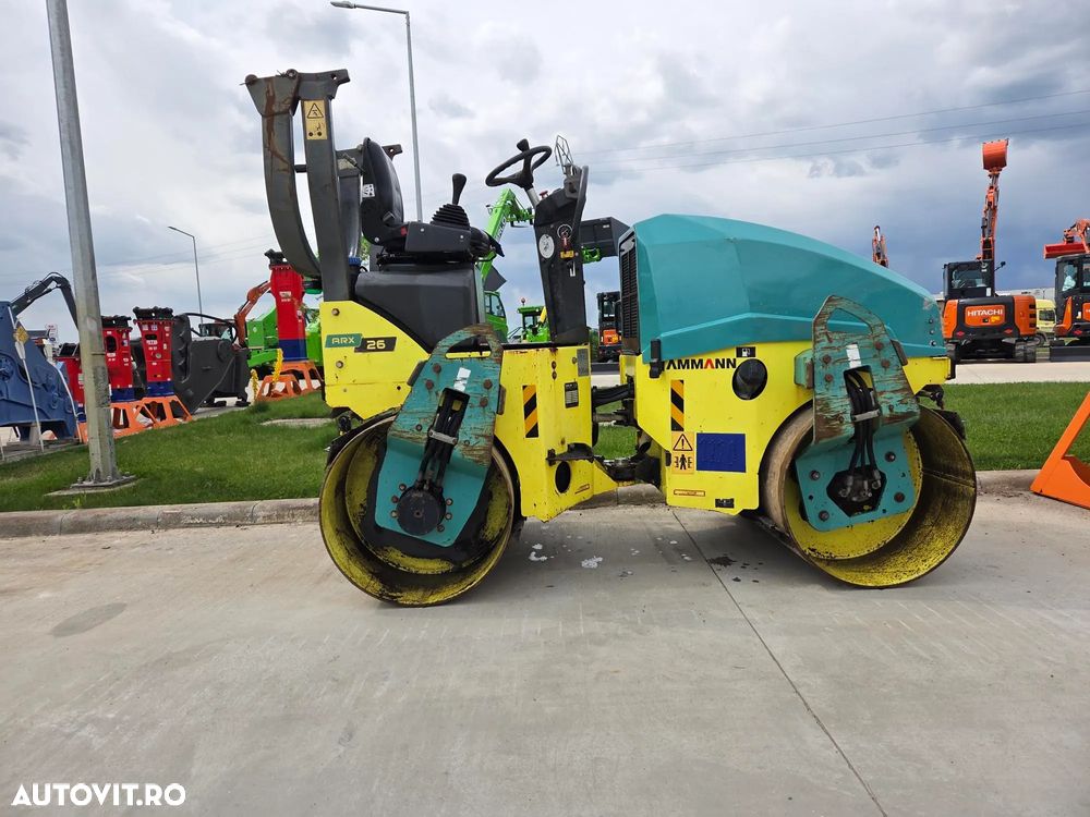Ammann ARX26, 435h, latime tambur 1,2m, masa operationala 2,5tone, sistem stropire, motor Yanmar 30CP, lungime 2,3m, latime 1,25m, STARE FOARTE BUNA-PROMOTIE 19.900 EUR+Tva - 5