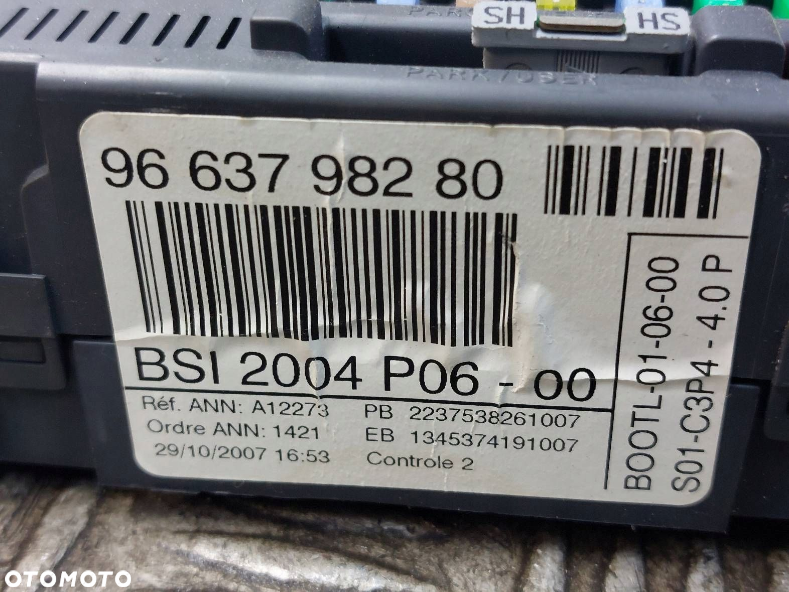 ZESTAW STARTOWY PEUGEOT 207 I 1.4 16V 9664738680 9664055780 9663798280 - 4